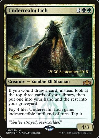 Underrealm Lich [Guilds of Ravnica Promos]