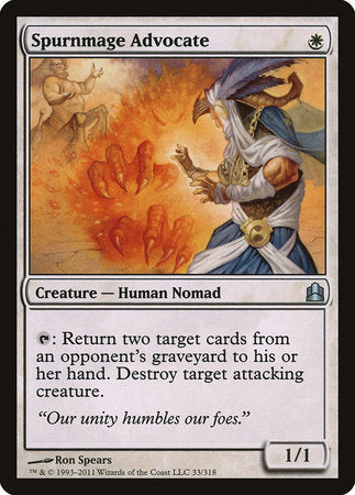 Spurnmage Advocate [Commander 2011]