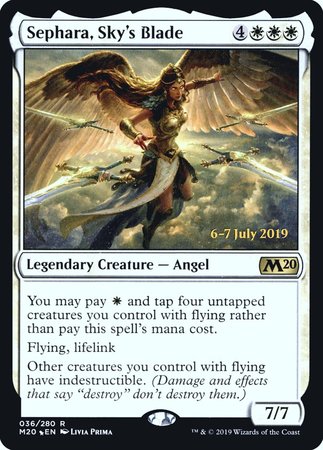 Sephara, Sky's Blade [Core Set 2020 Promos]