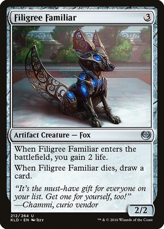 Filigree Familiar [Kaladesh]