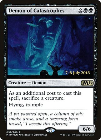 Demon of Catastrophes [Core Set 2019 Promos]