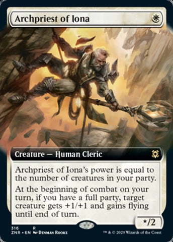 Archpriest of Iona (Extended Art) [Zendikar Rising]