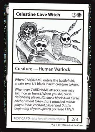 Celestine Cave Witch [Mystery Booster Playtest Cards]