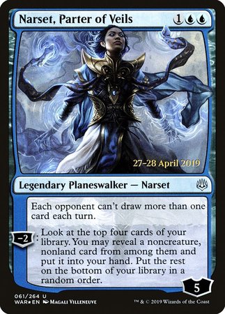 Narset, Parter of Veils [War of the Spark Promos]