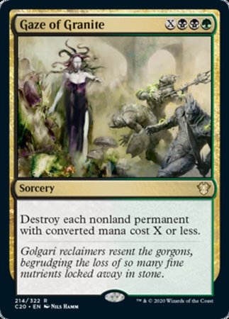 Gaze of Granite [Commander 2020]