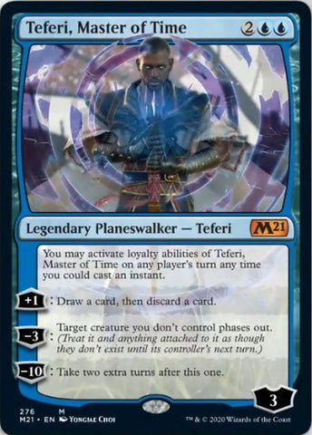 Teferi, Master of Time (Alternate Art) (276) [Core Set 2021]