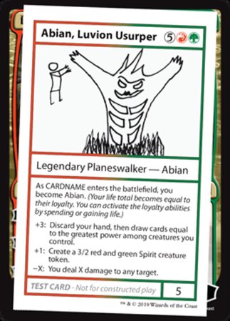 Abian, Luvion Usurper [Mystery Booster Playtest Cards]