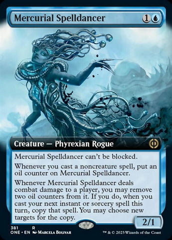 Mercurial Spelldancer (Extended Art) [Phyrexia: All Will Be One]