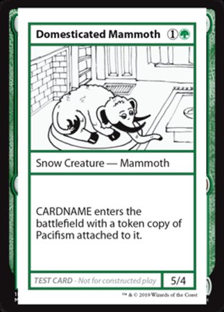 Domesticated Mammoth [Mystery Booster Playtest Cards]