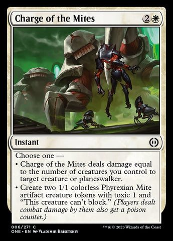 Charge of the Mites [Phyrexia: All Will Be One]
