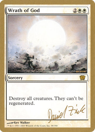 Wrath of God - 2003 Daniel Zink (8ED) [World Championship Decks 2003]