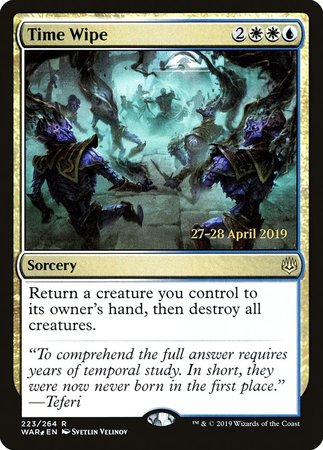 Time Wipe [War of the Spark Promos]