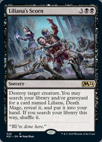 Liliana's Scorn [Core Set 2021]