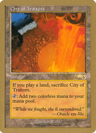 City of Traitors - 1999 Kai Budde (EXO) [World Championship Decks 1999]