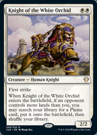 Knight of the White Orchid [Commander 2020]