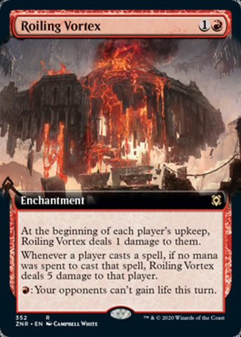 Roiling Vortex (Extended Art) [Zendikar Rising]