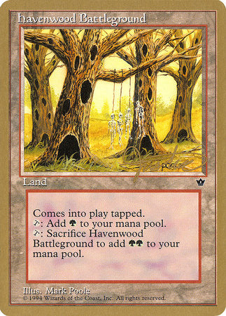 Havenwood Battleground - 1996 Mark Justice (FEM) [Pro Tour Collector Set]