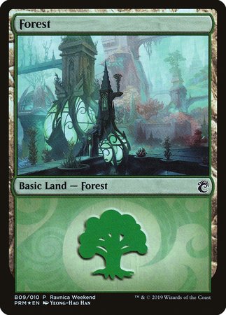 Forest - Simic (B09) [RNA Ravnica Weekend]