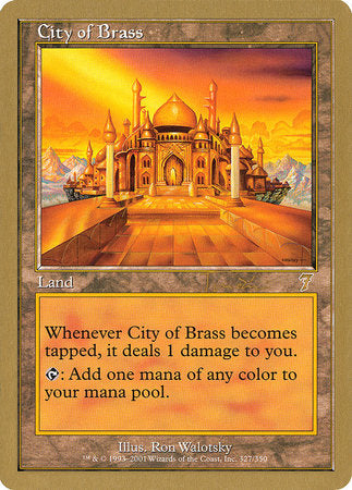 City of Brass - 2001 Jan Tomcani (7ED) [World Championship Decks 2001]