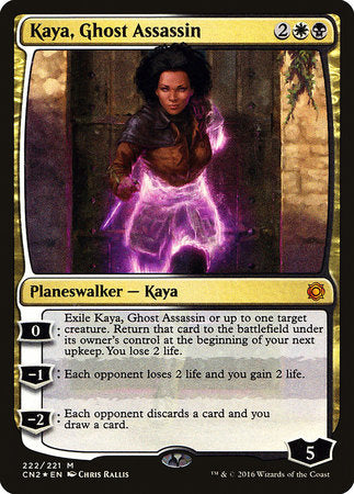 Kaya, Ghost Assassin (Alternate Art Foil) [Conspiracy: Take the Crown]