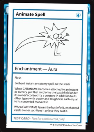 Animate Spell [Mystery Booster Playtest Cards]