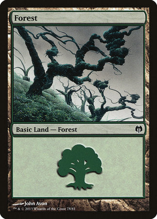 Forest (78) [Duel Decks: Heroes vs. Monsters]