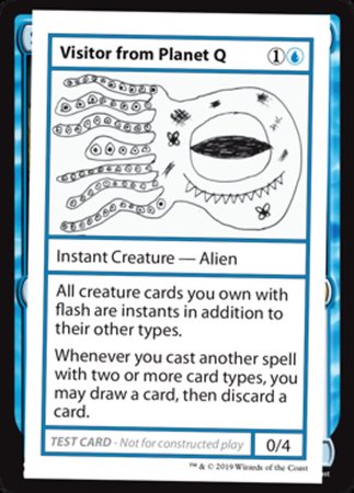 Visitor from Planet Q [Mystery Booster Playtest Cards]