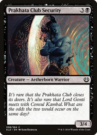 Prakhata Club Security [Kaladesh]