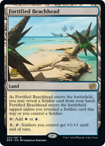 Fortified Beachhead [The Brothers' War: Prerelease Promos]