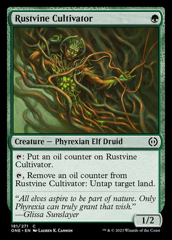 Rustvine Cultivator [Phyrexia: All Will Be One]