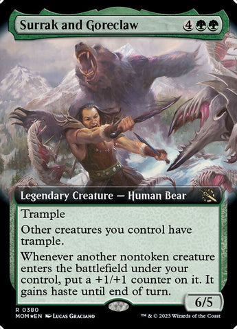 Surrak and Goreclaw (Extended Art) [March of the Machine]