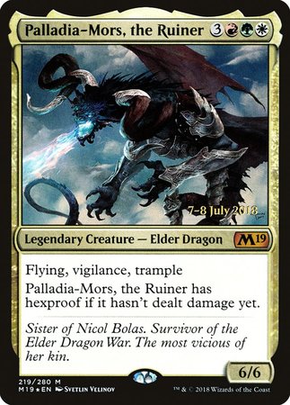 Palladia-Mors, the Ruiner [Core Set 2019 Promos]