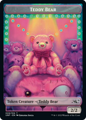 Teddy Bear // Food (011) Double-sided Token [Unfinity Tokens]