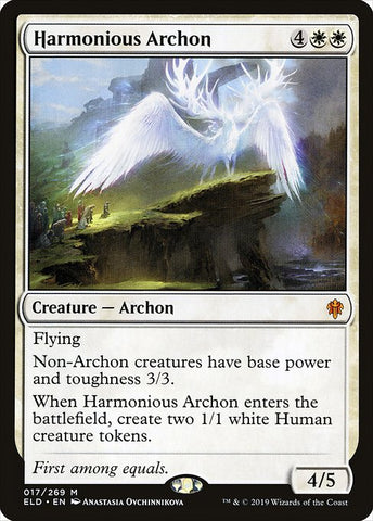 Harmonious Archon [Throne of Eldraine]
