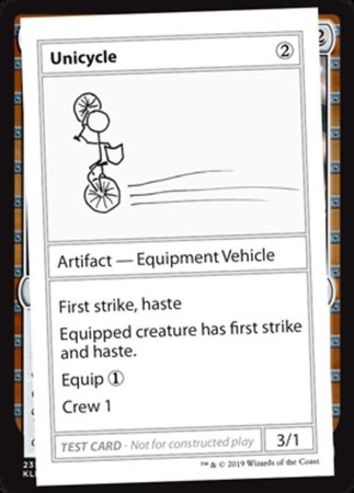 Unicycle [Mystery Booster Playtest Cards]