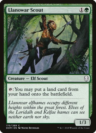 Llanowar Scout [Dominaria]