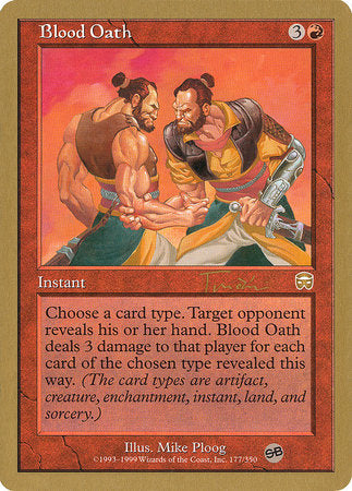 Blood Oath - 2001 Jan Tomcani (MMQ) (SB) [World Championship Decks 2001]