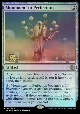 Monument to Perfection [Phyrexia: All Will Be One Prerelease Promos]