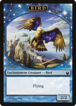 Bird Token (Blue) [Born of the Gods Tokens]