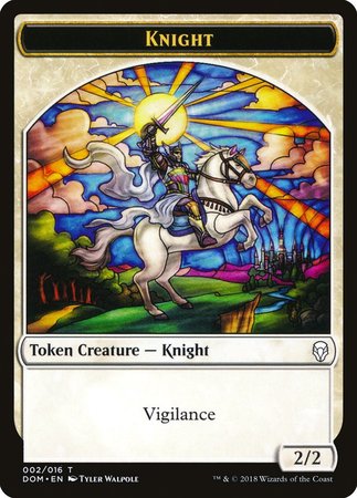 Knight Token (002) [Dominaria Tokens]