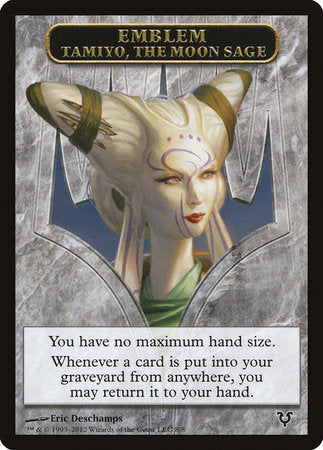 Emblem - Tamiyo, The Moon Sage [Avacyn Restored Tokens]