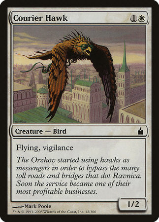 Courier Hawk [Ravnica: City of Guilds]