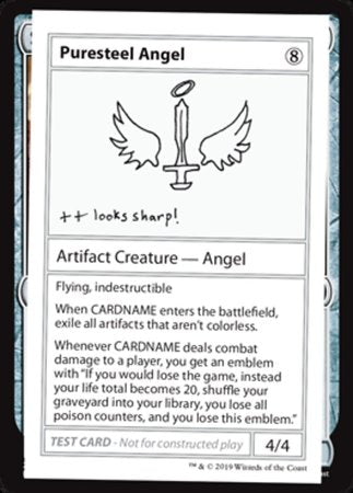 Puresteel Angel [Mystery Booster Playtest Cards]