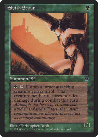 Elvish Scout (Rush) [Fallen Empires]