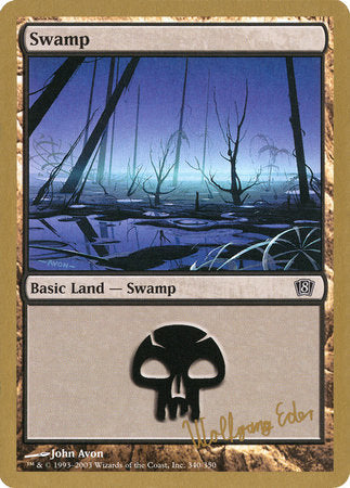 Swamp (340) - 2003 Wolfgang Eder (8ED) [World Championship Decks 2003]