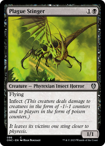 Plague Stinger [Phyrexia: All Will Be One Commander]