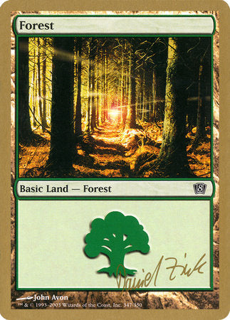 Forest (347) - 2003 Daniel Zink (8ED) [World Championship Decks 2003]