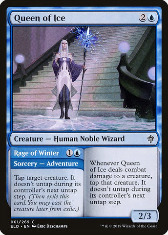 Queen of Ice // Rage of Winter [Throne of Eldraine]