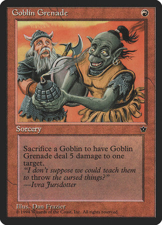 Goblin Grenade (Frazier) [Fallen Empires]