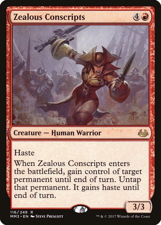 Zealous Conscripts [Modern Masters 2017]